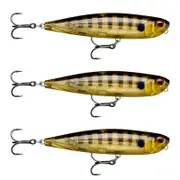 3x Rapala 8.5cm Precision Xtreme Pencil Freshwater Fishing Lure -Glassy Gill UV