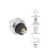 Tridon Light Oil Pressure Switch for Toyota Camry SV20 1.8L 4cyl 66kW 1S-L 86-88