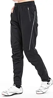 [CATENA] Women's Outdoor Windproof Cycling Pant Winter Fleece Thermal Athletic Long Pants for Snow Running Hiking