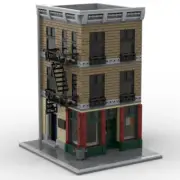 Modular Apartment / Office / Pub Model Building Toys Set 767 Pieces MOC Build