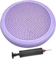 Perfeclan Balance Mat Flat Pad Balance Disc Thickened Wiggle Seat Inflated Yoga Mat Stability for Sports, Yoga, Gymnastics, Kids, Home