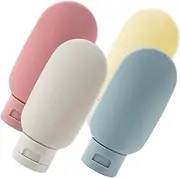 FOYTOKI 4Pcs Portable Travel Containers Lightweight Refillable Lotion Bottles for Travel Leak Empty Bottles for Random Colors Included Random Color
