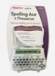 Franklin Spelling Ace Thesaurus Model SA-206S Handheld Electronic Vocabulary New