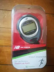 New Balance Coach Digital Stopwatch Sports 30 Lap Memory BRAND NEW!