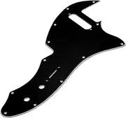 Frediuo Guitar Pickguard Scratch Plate Sheet Accessories Repair Professional Parts Replaces Universal DIY Classical Guitar Pick Guard, Black