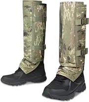 [HUNTARMOR] Snake Gaiters Leg Guards: Waterproof Snake Chaps for Hunting, Adjustable Leg Gaiter Snake Bite Protection for Lower Legs, Lightweight Flexible Design Snake Guards Fits Men & Women