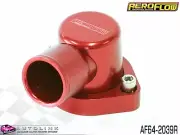 AEROFLOW BILLET 90° THERMOSTAT HOUSING RED FOR FORD V8 CLEVELAND AF64-2039R