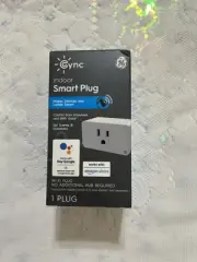 GE CYNC Indoor Smart Plug Bluetooth Wi-Fi Works w Alexa & Google (NEW & SEALED)
