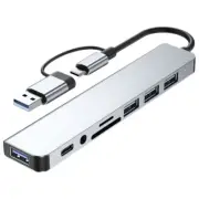 TypeC USB Hub Port Pc Extender Laptop Plugs with Ports