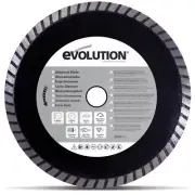 Evolution TURBO SEGMENTED DIAMOND BLADE 185mm 20mm Bore, 2.3mm Kerf 8000Rpm