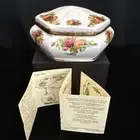 Royal Albert Old Country Rose Hexagon Bone China Trinket Box England