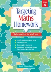 Targeting Maths Homework Student Book Year 4 (2024 Edition)