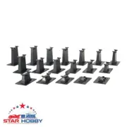 Bachmann 44595 18-PIECE GRADUATED PIER SET (HO SCALE)