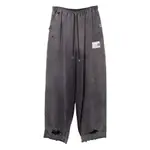 [Maison Mihara Yasuhiro] Maison Mihara Yasuhiro Sun Faded Drawstring Track Pants 46 IT GREY
