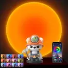 Sunset Lamp Projector - 10W Cartoon Bear Projection Decor Night Light APP Remote