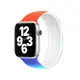 4YOU Apple Watch 3/4/5/6/7/SE相容單圈矽膠錶帶 38/40/41mm適用 黑色 M號