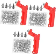 VANZACK 3 Sets Running Spikes for Boys and Girls Steel Spikes with Spike Wrench for School Training and Sports