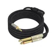 3.5mm 1/8 TRS to Dual 6.35mm 1/4 TS Mono Breakout Cable Y Splitter Stereo Cor...
