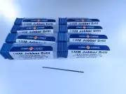 LOT ( 8 ) COBRA 1MM SOLID CARBIDE JOBBER LENGTH DRILLS DRILLING MACHINIST TOOLS