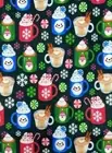 HOT CHOCOLATE DRINK MUGS CHRISTMAS HOLIDAY KITCHEN 42X14 TABLE RUNNER