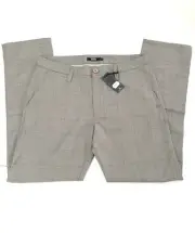 RIP CURL GRINDER DRESS PANTS MEN'S GREY LONG PANT SIZE 34 X 32 code OO4 NWT