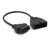 12 pin to 16 pin OBD2 Code Reader Scanner Diagnostic Cable Adapter For Daewoo..