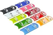 Gamegenic Card Stands | Set of 10 Card Stands | Use with Standard Size, Sleeved and Unsleeved Gaming Cards | Use in Gameplay and Display for TCG and LCG Cards | Multicolor Acrylic | Made by