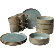 NEW V&B Crafted Breeze Breakfast Set Green 12pce