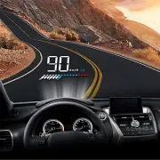 3.5" Car Digital GPS Head Up Display Gauges Overspeed Speedometer Warning Alarm