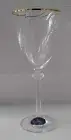 Royal Doulton Crystal Vasser Gold Wine Glass