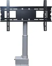 TV Wall Mounted Bracket Electric Ceiling Bracket, with Remote Control 90 ° Flip Cover Electric Ceiling Bracket Suitable for 26-75 Inch LED Screens(1100mm)