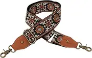 Wide Bag Shoulder Strap Replacement Durable Cotton Strap with Buckles for Handbags and Backpacks Practical Accessory to Reduce Sliding and Rotation