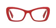 Moschino MOS649 C9A Women’s Glasses Red Size 52 - Private Health Rebate - Blue Light Block Available