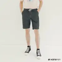 在飛比找momo購物網優惠-【Hang Ten】男裝-RELAXED FIT寬鬆抽繩丹寧