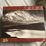 Ansel Adams Mt McKinley L7896 Mattel 500 pcs puzzle Black & White 14x18” Sealed