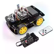 Freenove 4WD Car Kit with Remote (Compatible with Arduino IDE) Ultrasonic Servo