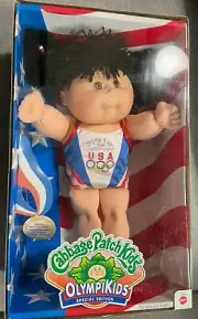 Mattel Olympics 1996 Cabbage Patch Kids Gymnastic Olympikid Special Ed. Doll
