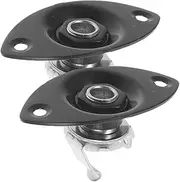 Kisangel 1 Set Guitar Pickup Jack Socket Plates Output Plates for Electric Guitar Easy Installation Non Burr Surface High Sensitivity for Tone Durable Replacement Parts