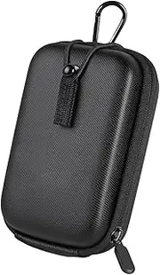 Golf Rangefinder Case - Hard Shell Strong Magnetic Rangefinder Storage Bag,Removable Carabiner, Waterproof Carrying Bag to Hold Most Golf Rangefinders