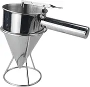 Pitycbo Pancake Batter Dispenser Funnel Sel Roti Maker with Stand Cupcake Batter