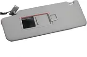 Yurefax Gray Left Interior Sun Visor Panel Makeup Mirror with Cable, for VW, for Tiguan, for Touran, 2016-2024 Car Sun Visor