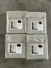 NWT Villa Noble Excellence Basketweave King Standard Euro Shams Lot Almond