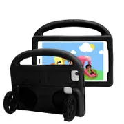 Catzon Wheel Samsung Tablet Tablet Case For 8.0inch Tab A 3 4 E/8.7inch Tab A7lite Shockproof Stand Cover With Handle Stand-Black