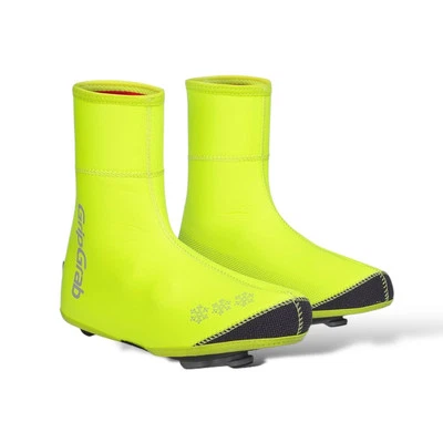 GripGrab NWT Arctic Waterproof High Vis Thermal Shoe Covers XXL Road