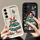 For Samsung S24 Ultra S23 FE A16 A55 A54 Christmas Tree Silicone Slim Case Cover
