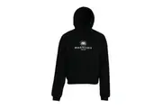 Balenciaga Black Cotton Logo Hooded Pullover Sweatshirt Sweater