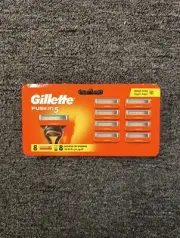 Genuine Gillette Fusion5 Refills Razor Blades, 8 Cartridges, New, E2