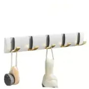 Pack Foldable Stylish Hook Rack, Modern Coat Rack, Coat Rack 2 White and Gold