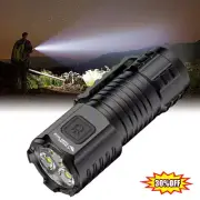 LED Flashlight Super Bright Torch USB Rechargeable Camping Lamps Hot~