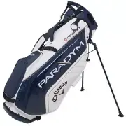 Callaway Paradym Staff Men's Golf Stand Bag 9.5inch 4Way PU - White/Navy